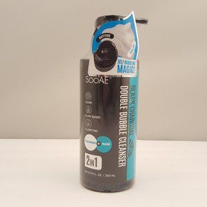 SOO'AE Black Charcoal Double Bubble Cleanser | 2 IN 1 | 6.76 FL. OZ.